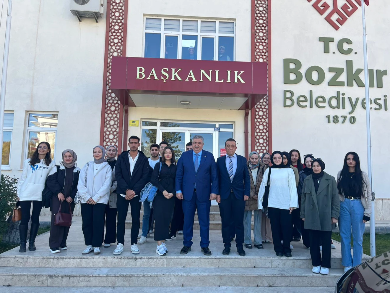 Bozkır Meslek Yüksekokulu Ekibi, Belediye Başkanı'nı Ziyaret Etti